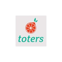 a logo with the word toters on it